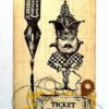 Whimsical Man With Whip 1 3/4 x 3 3/4-40159