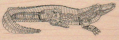 Steampunk Alligator 1 1/2 x 4