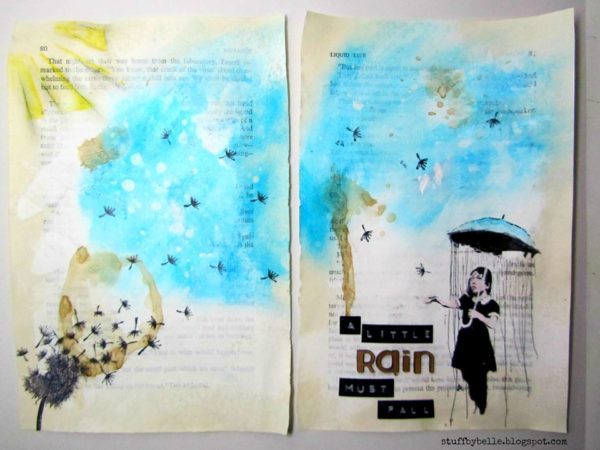Blowing Dandelion and Extra Seed by Susan M. Brown 2 x 3 1/2 and 3/4 x 3/4-42776