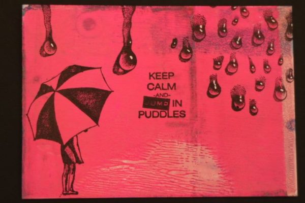 Keep Calm/Puddles 1 1/4 x 1 1/4-43249