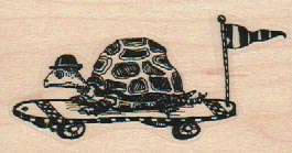 Skateboarding Turtle 1 1/2 x  2 3/4