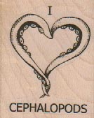 I Heart Cepahlopods 1 1/2 x 1 3/4
