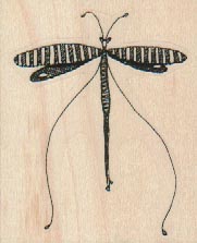 Whimsical Dragonfly 2 x 2 1/4