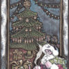 Santa Smoking 3 x 3 3/4-40657