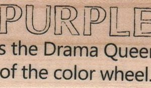 Purple is the Drama 1 x 2-0