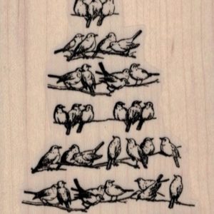 Bird Christmas Tree 2 3/4 x 4 1/2-0