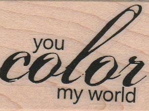 You Color My World 1 1/4 x 1 3/4-0