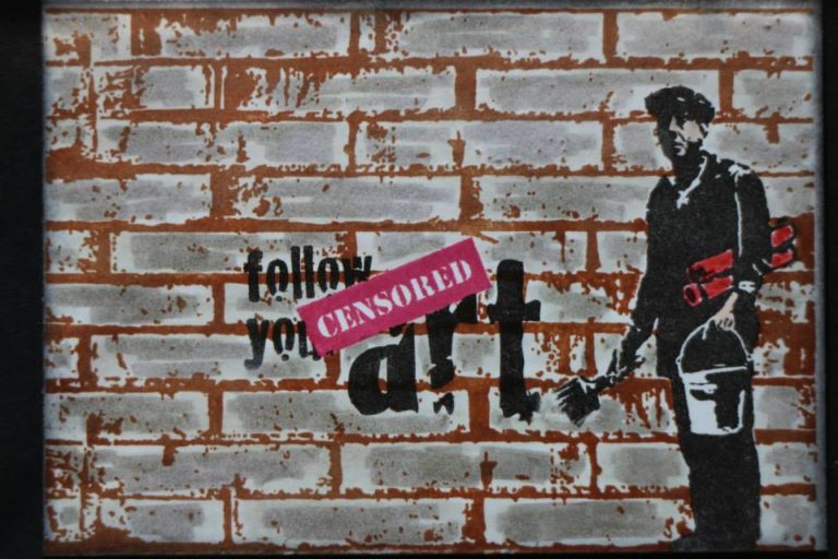 Banksy Painter 2 x 3 1/2-41758