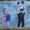 Banksy Kissing Cops 1 3/4 x 4 1/2-41747
