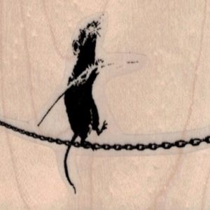 Banksy Rat Walking Chain 2 3/4 x 2-0