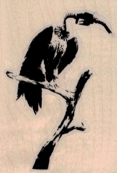 Banksy Gas Vulture 2 1/4 x 3