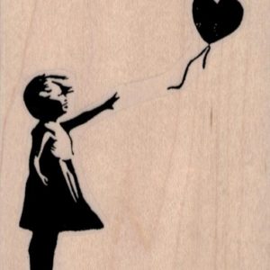 Banksy Balloon Girl 2 3/4 x 3-0