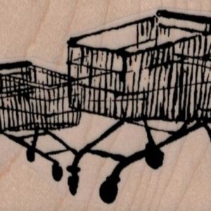 Banksy Shopping Carts 2 3/4 x 2-0