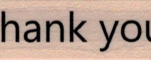 thank you 3/4 x 2-0