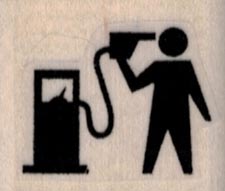 Banksy Gas Pump Suicide 1 1/4 x 1