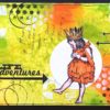 Girl in Princess Costume 2 x 3 1/4-42885