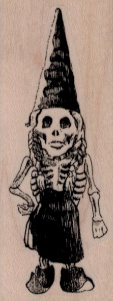 Gnome Lady Skeleton 1 1/4 x 3