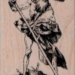 Death Tarot Card 1 3/4 x 3 1/4-0