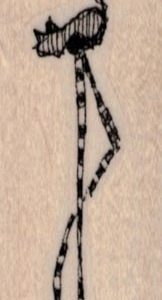 Whimsical Tall Bird 1 x 2 1/2-0