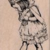 Girl in Princess Costume 2 x 3 1/4-0