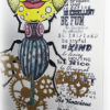 Whimsical Beetle Man 2 1/4 x 3-45439