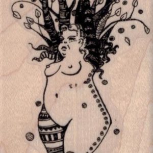 Whimsical Tree Lady Nude 2 1/4 x 4-0