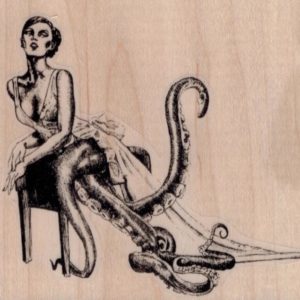 Octopus Lady 3 3/4 x 3 1/4-0