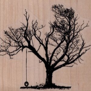 Tree With Tire Swing 3 3/4 x 3 1/4-0