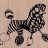 Whimsical Poodle 1 3/4 x 1 1/2-0