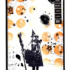 Witch Holding Broom 2 1/4 x 3 3/4-45096