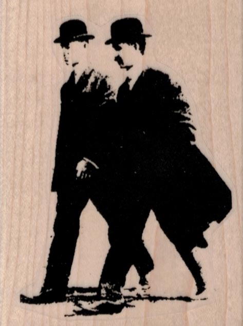 Wright Brothers Walking 2 1/2 x 3 1/4