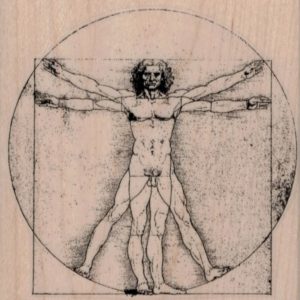 Vitruvian Man-Large 3 1/2 x 3 1/2-0