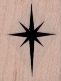 North Star Symbol 1 1/4 x 1 1/2