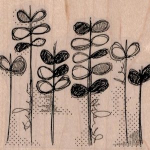 Doodle Flower/Garden 3 1/2 x 3-0