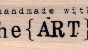 Handmade with Art 1 x 1 3/4-0