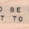 To Be Or Not To Be 3/4 x 1 1/4-0