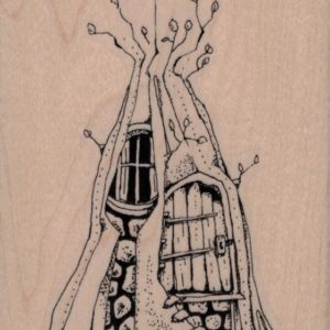 Whimsical Tree House 3 x 4-0