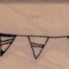 Whimsical Triangle Banner 1 x 4 3/4-0