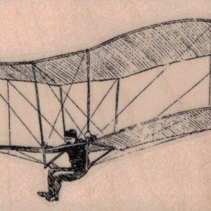 Vintage Man in Bi-Glider 3 x 2-0