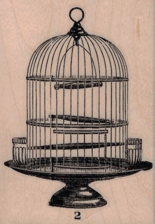 Wire Bird Cage 2 3/4 x 3 3/4