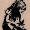 Banksy Child Sitting 1 1/2 x 1 3/4-0