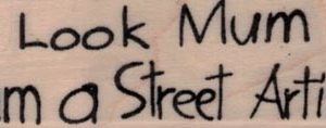 Banksy Look Mum I Am 3/4 x 2-0