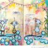 Whimsical Triangle Banner 1 x 4 3/4-77077
