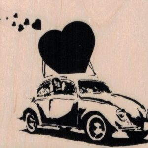 Banksy Love Bug 3 1/4 x 2 3/4-0