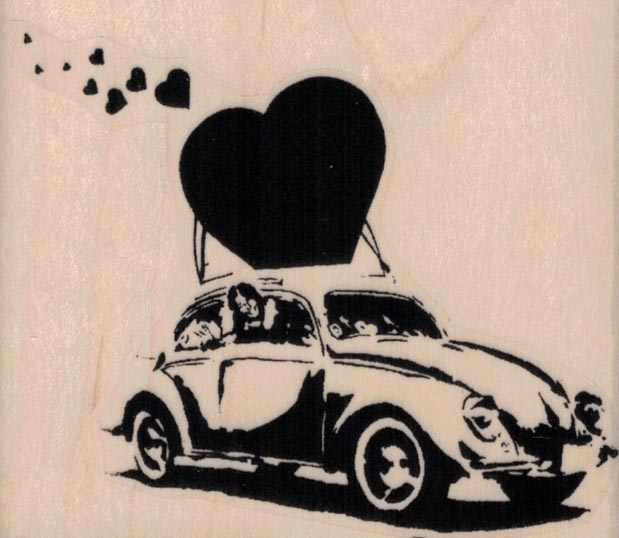 Banksy Love Bug 3 1/4 x 2 3/4