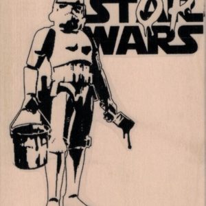 Banksy Storm Trooper Stop Wars 3 1/4 x 3 3/4-0