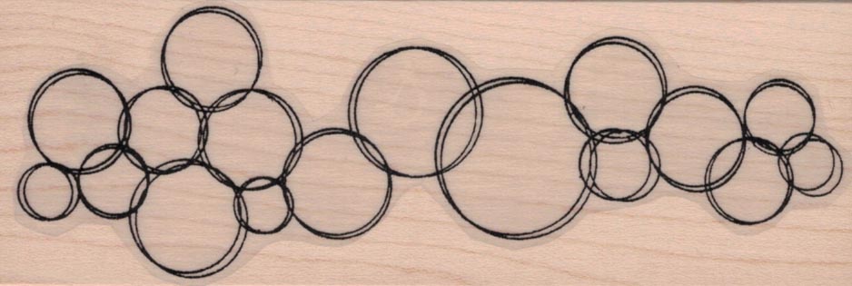 Overlapping Circles by Corrie Herriman 1 3/4 x 4 3/4