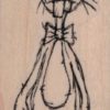 Creepy Rabbit by Tera Callihan 1 1/2 x 4 1/4-0