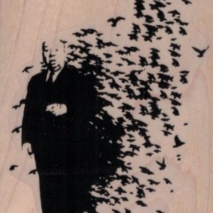 Banksy Alfred Hitchcock Birds 3 x 3 3/4-0