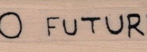 Banksy No Future 3/4 x 2 1/4-0